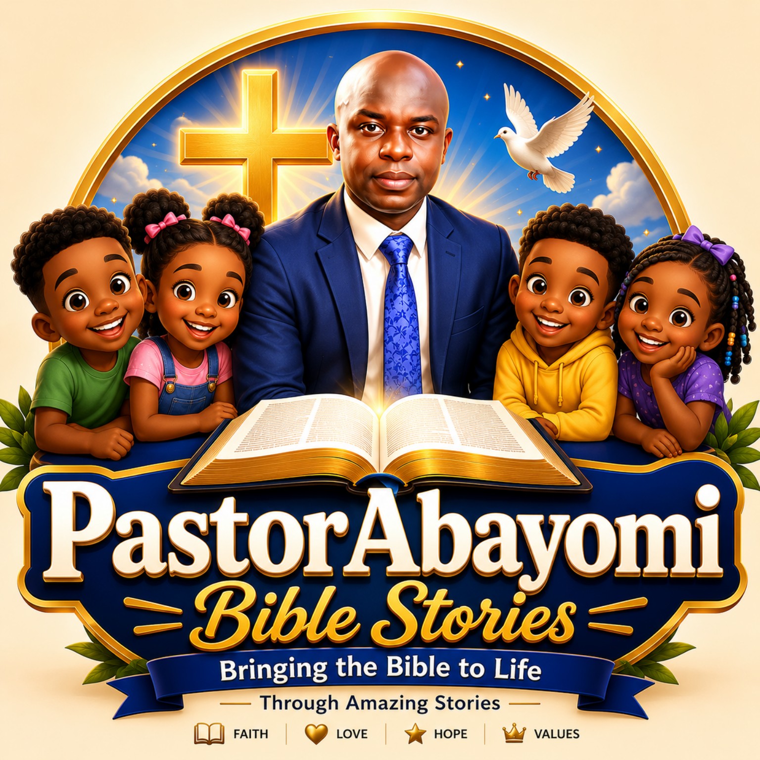 PASTOR ABAYOMI BIBLE STORIES logo